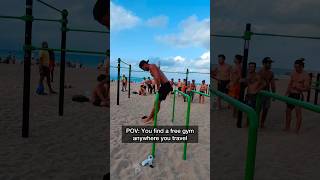 How to find a FREE outdoor gym (travel hack!) @adam_frater