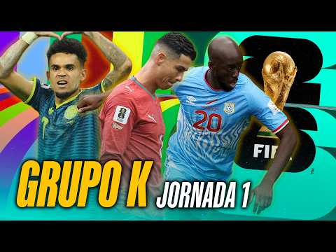 What happened in MATCHDAY 1 of GROUP K? | 2026 WORLD CUP (Analysis)