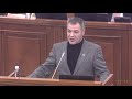 Octavian Țîcu - declarație la sfârșitul ședinței plenare