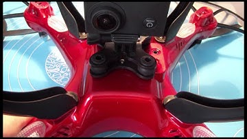 Syma X8HG and Gimbal adapter holder mod