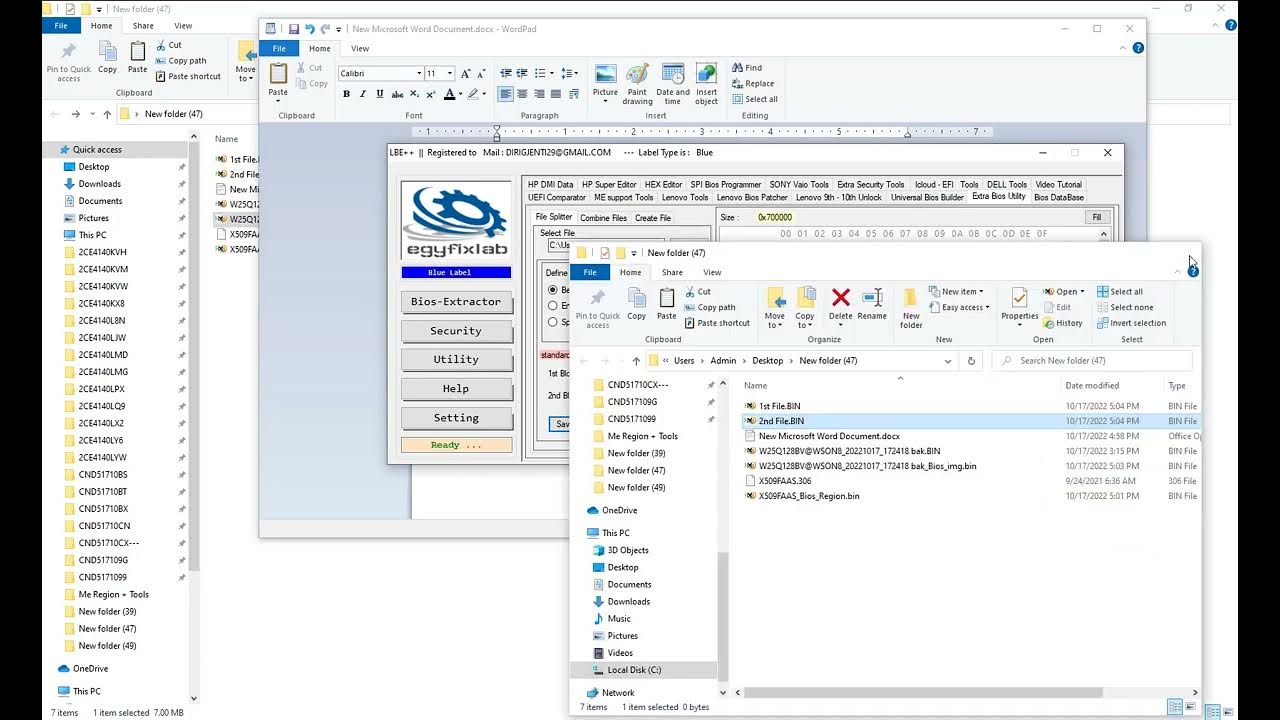 ASUS X509 How to repair bios and make clear me from LBE++ YouTube