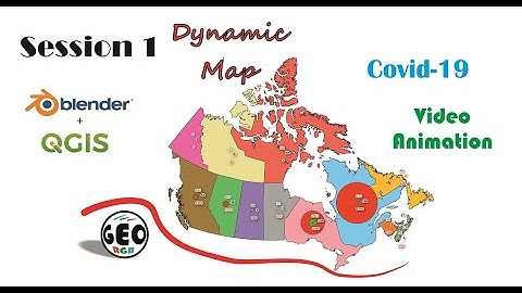 Dyanamic Map with QGIS and Blender. Session 1