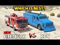 GTA 5 ONLINE : FIRE TRUCK VS RCV (WHICH IS BEST?)