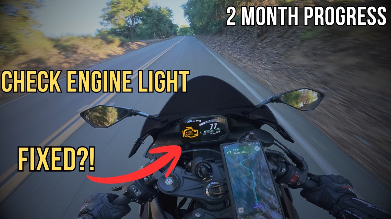 I Finally Fixed the Check Engine Light on My ZX-6R… - YouTube