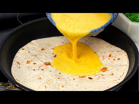 Fgen Sie einfach das Ei zur Tortilla hinzu und das Ergebnis wird erstaunlich sein! Leckeres Rezept!