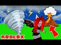 I Set Off MULTIPLE NATURAL DISASTERS At ONCE! (Roblox)