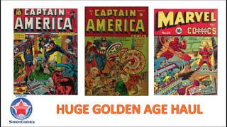 RARE TIMELY Captain America Haul, GOLDEN AGE Harvey comics