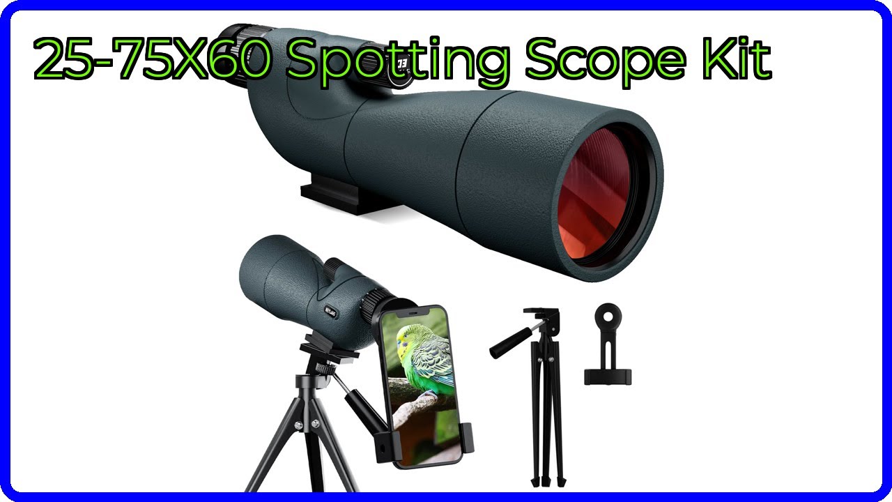 25-75X scope telescoop, waterdichte richtkijker met BAK4 Prisma