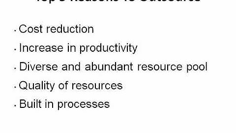 Outsourcing Software Development- Top 5 Reasons To Outsource Software Development