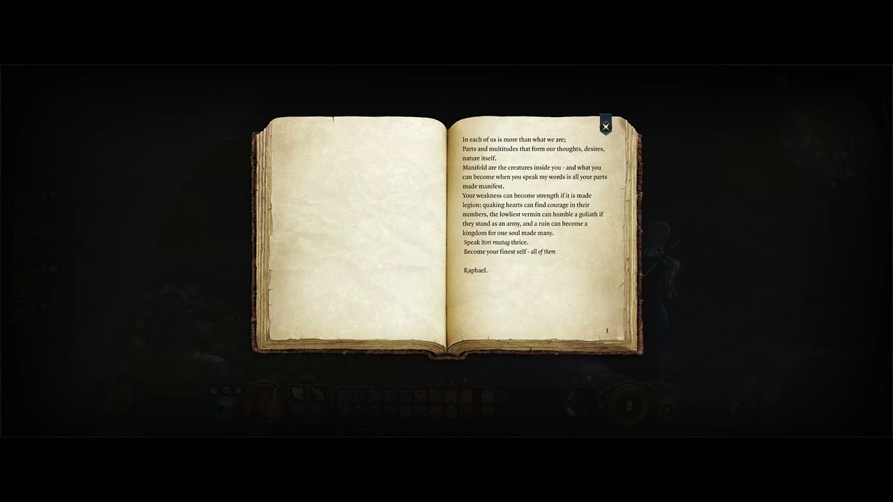 Baldur's Gate 3 - Act 2 Gauntlet of Shar: Cragged Rock Broken Effigy: Read "One Becomes Many" Book