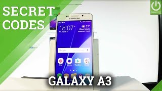 Secret Codes In Samsung Galaxy A3 2016  Hidden Menu  Tircks