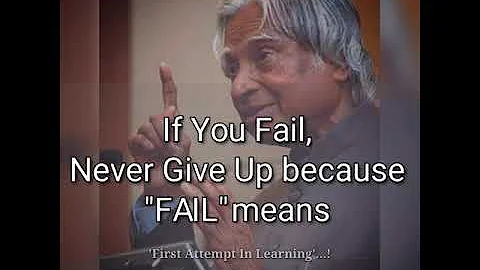 APJ Abdul Kalam Quotes |Never give up | thought of the day #APJAbdulKalam #Shorts