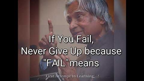 APJ Abdul Kalam Quotes |Never give up | thought of the day #APJAbdulKalam #Shorts