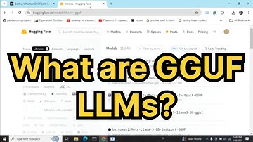 Wat zijn GGUF LLM-modellen in generatieve AI?