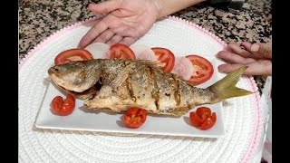 Breca Rayada Frita Deliciosa