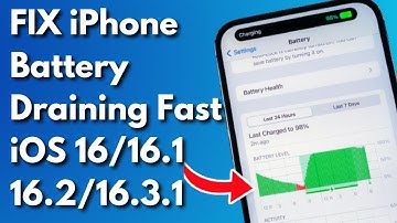 Fix iPhone Battery Draining Fast in iOS 16/16.1/16.2/16.3.1