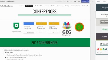 New Color Themes in Google Sites
