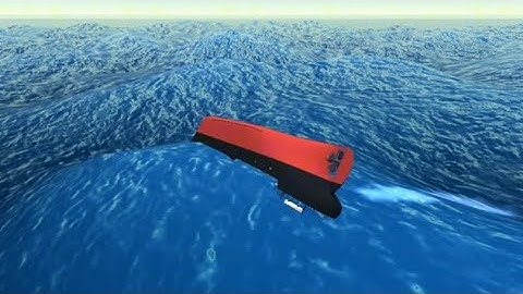 Tiny Ship VS VERY BIG WAVES!!! what will happen? - Ship Mooring 3D