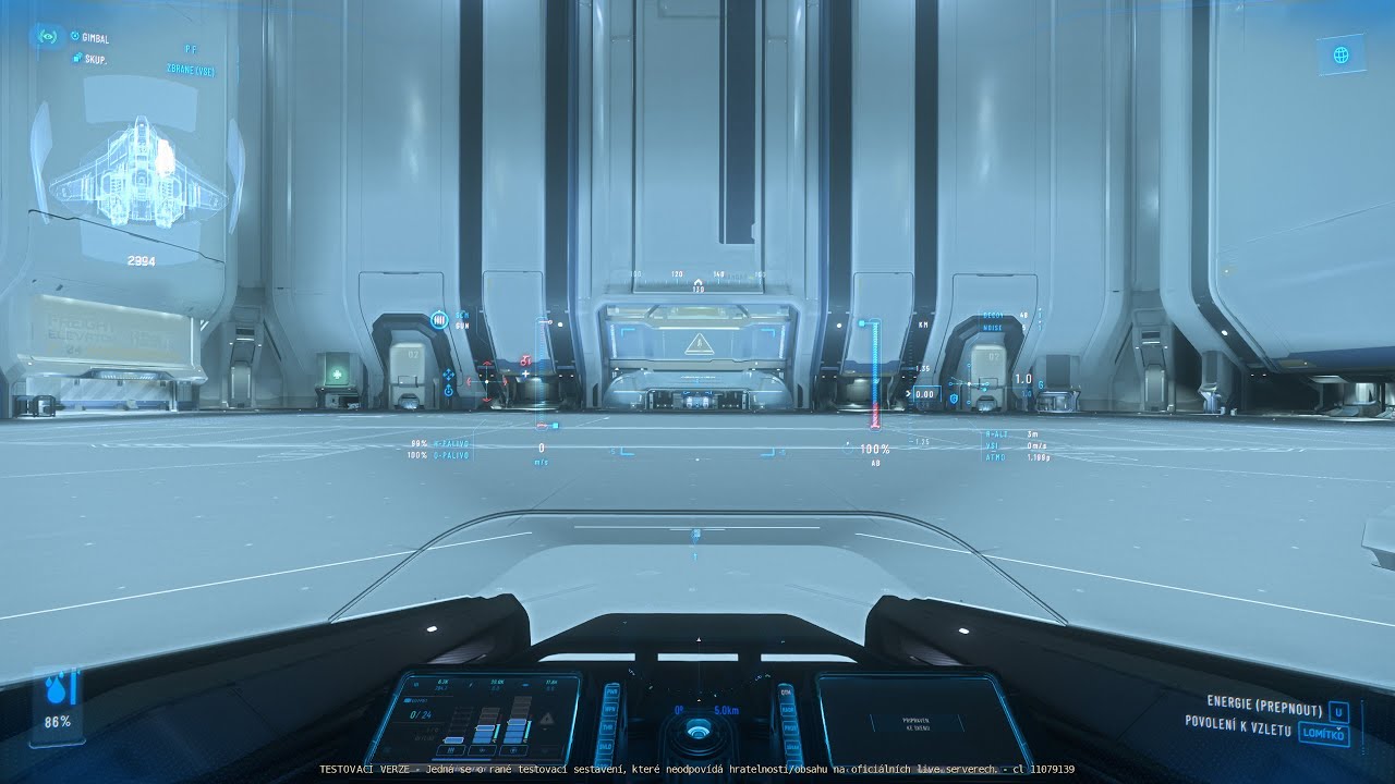 Star Citizen Alpha 4.6.0 PTU/Crusader Ares Star Fighter Inferno/Noční vidění