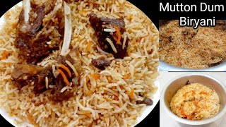 Hydrabadi Mutton Dum Biryani | मटन बिरयानी | Mutton Biryani Recipe | how to make mutton dum biryani