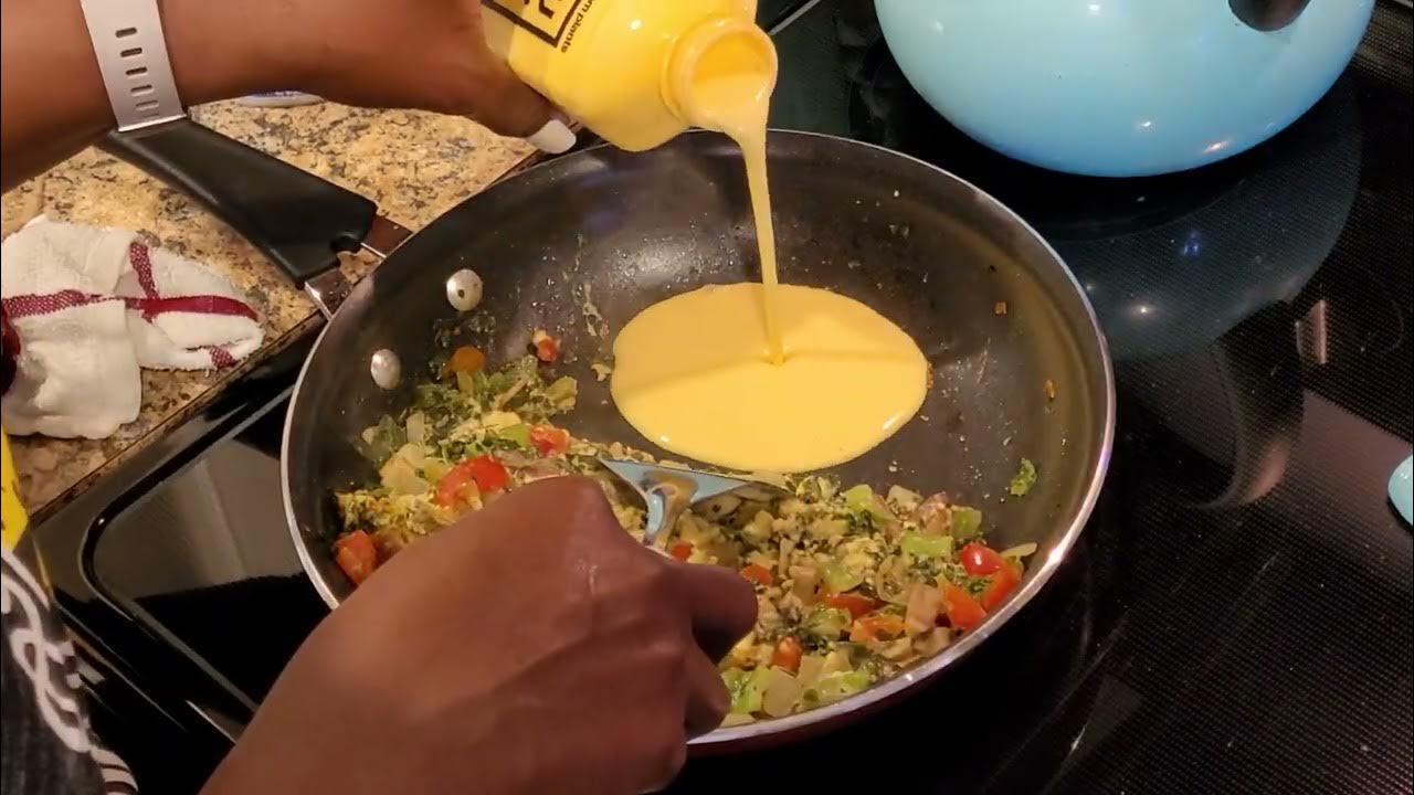 Vegan Breakfast Egg Scramble (Just Egg) YouTube
