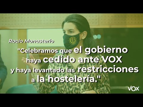 Intervención de Rocío Monasterio en el Pleno de la Asamblea de Madrid 18/02/2021.