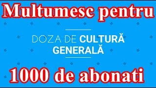 Primul Q&A pentru 1000 de abonati | Va multumesc mult!