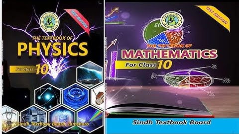 class 10 new mathematics book and physics book PDF Sindh text board