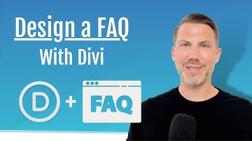 6.9d Design a FAQ Layoput With Divi
