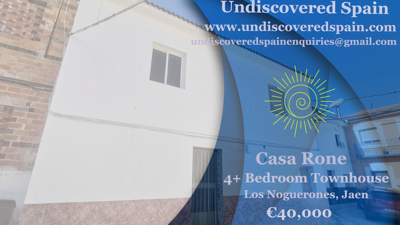 Casa Rone - €40,000. 4+ Bedroom Village house for Sale in Los Noguerones, Jaen. 