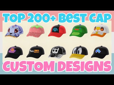 Top 200+ Best Cap / Hat Custom Designs In Animal Crossing New Horizons - Design ID Code