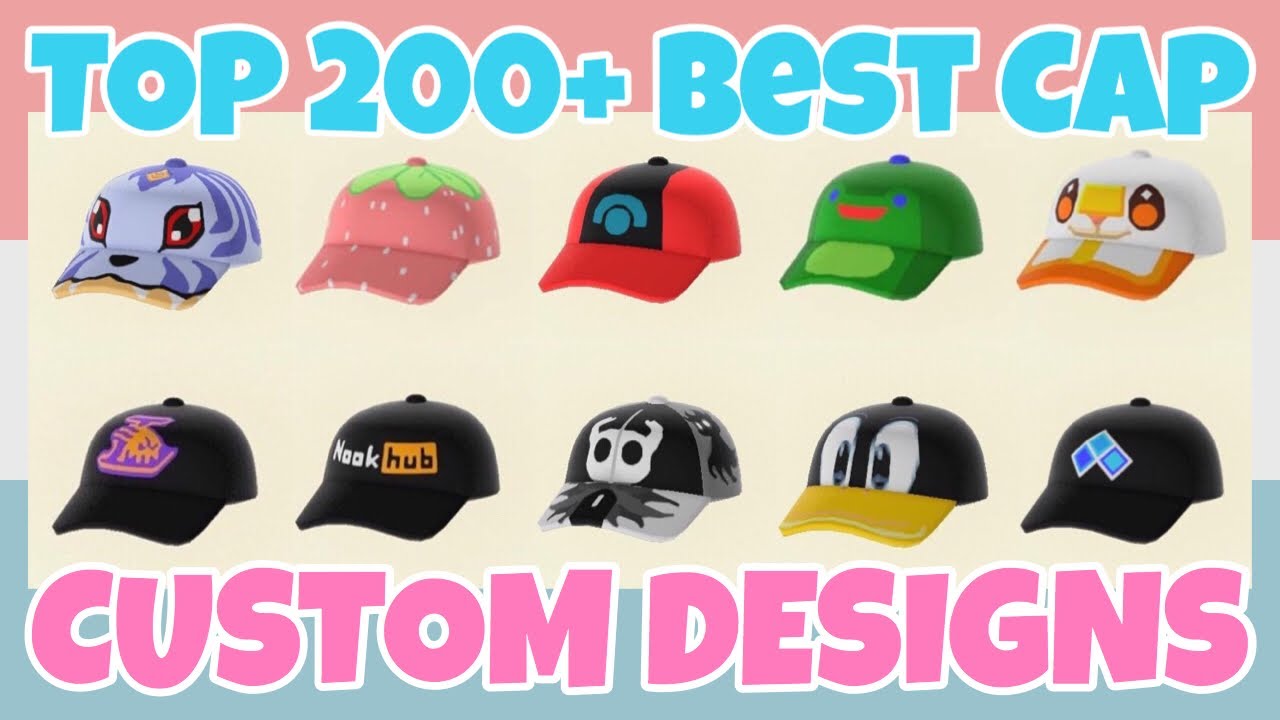 Top 200 Best Cap Hat Custom Designs In Animal Crossing New