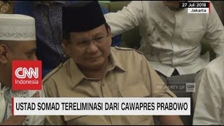 Ustad Somad Tereliminasi dari Cawapres Prabowo