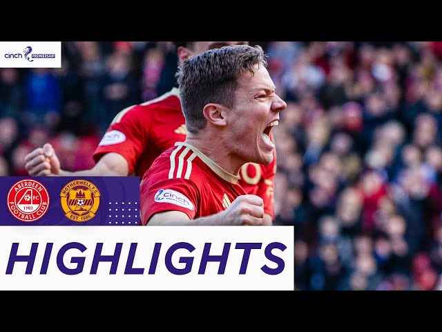 Aberdeen 1-0 Motherwell | Gartenmann Header Edges Dons Victory | cinch Premiership