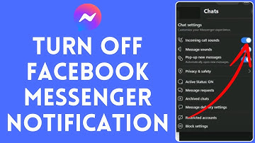 How to Turn off Facebook Messenger Notification 2024 | Disable Notification on FB Messenger