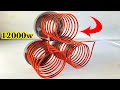 How To Make A 12000w Free Energy Generator With Copper Wire