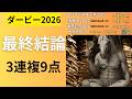 [日本ダービー2026]最終結論 　３連複９点