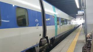 서울발 마산행 KTX 207열차 경부선 동대구역 진입
