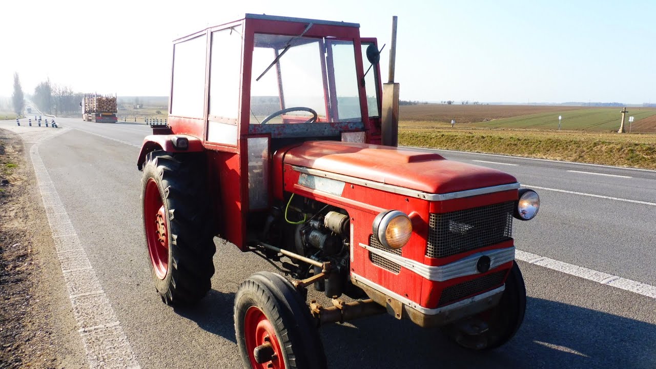 Cesta domů + defekt Zetor 2511