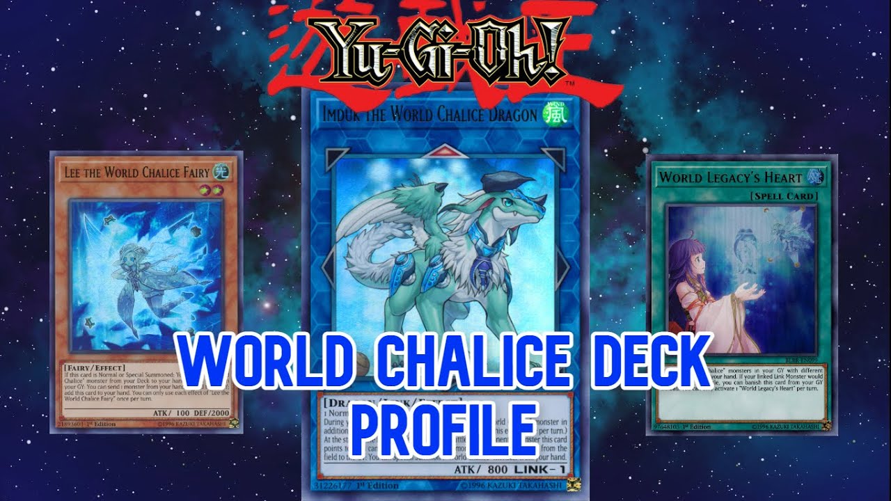 Yu Gi Oh World Chalice Deck Profile  Noviembre 2020
