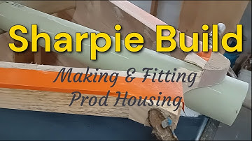 Sharpie Trailer Yacht Design Build Sail: Building the Prod Housing Tube out of Solid Fiberglass