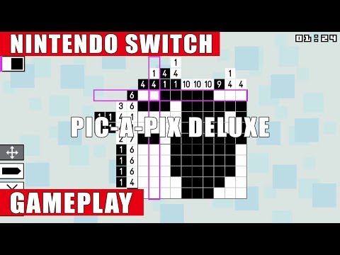 Pic-a-Pix Deluxe Nintendo Switch Gameplay