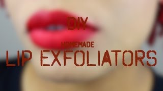 DIY Lip Exfoliators and Scrubs | KittenJelly | Homemade