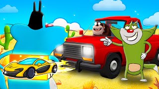 Roblox Oggy Pretended To Be Noob And Then Revealed His New Car In Dusty Trip