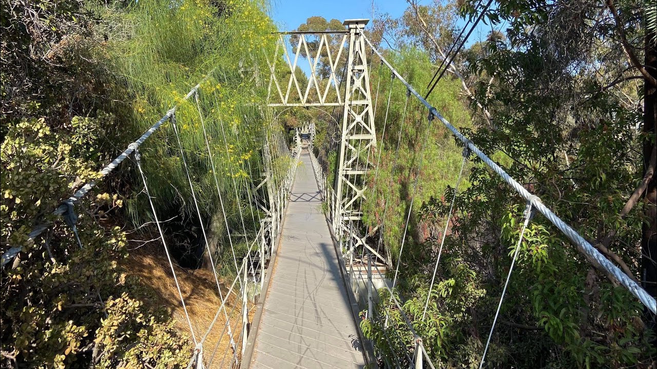 Spruce Suspension Bridge in San Diego Spruce ST, San Diego, California