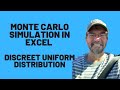 Monte Carlo Simulation in Excel - Uniform Distribution Tutorial thumbnail