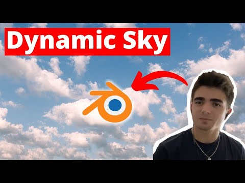 How do I create a sky in Blender?