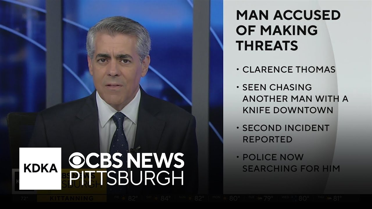Man accused of threatening people with knife - YouTube