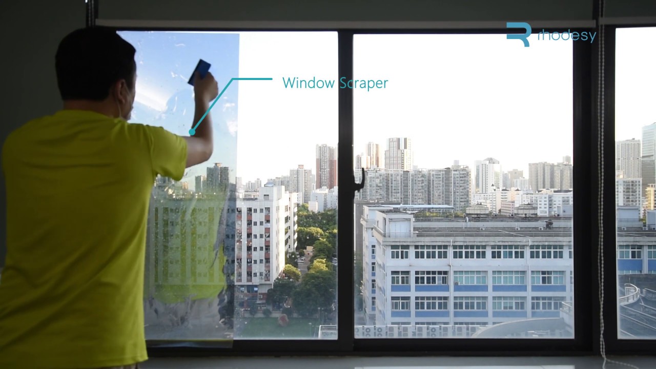 How To Apply Rhodesy Privacy Window Film? Step-by-step Window Film Installation Guide - YouTube