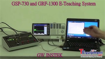Instek GSP-730 & GRF-1300 E-Teaching System Demonstration